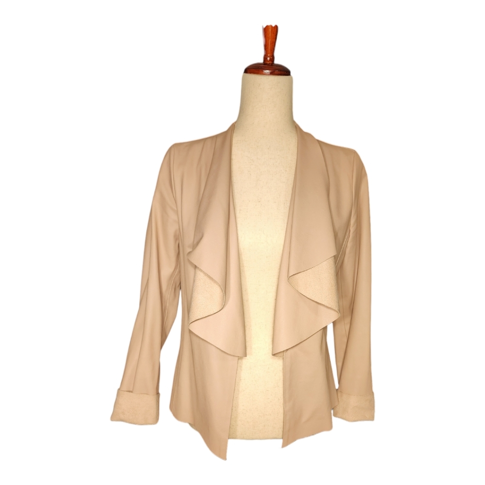 Zara Basic faux leather jacket